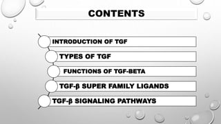 Tgf beta signalling pathway | PPTX