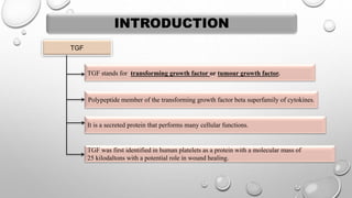Tgf beta signalling pathway | PPTX