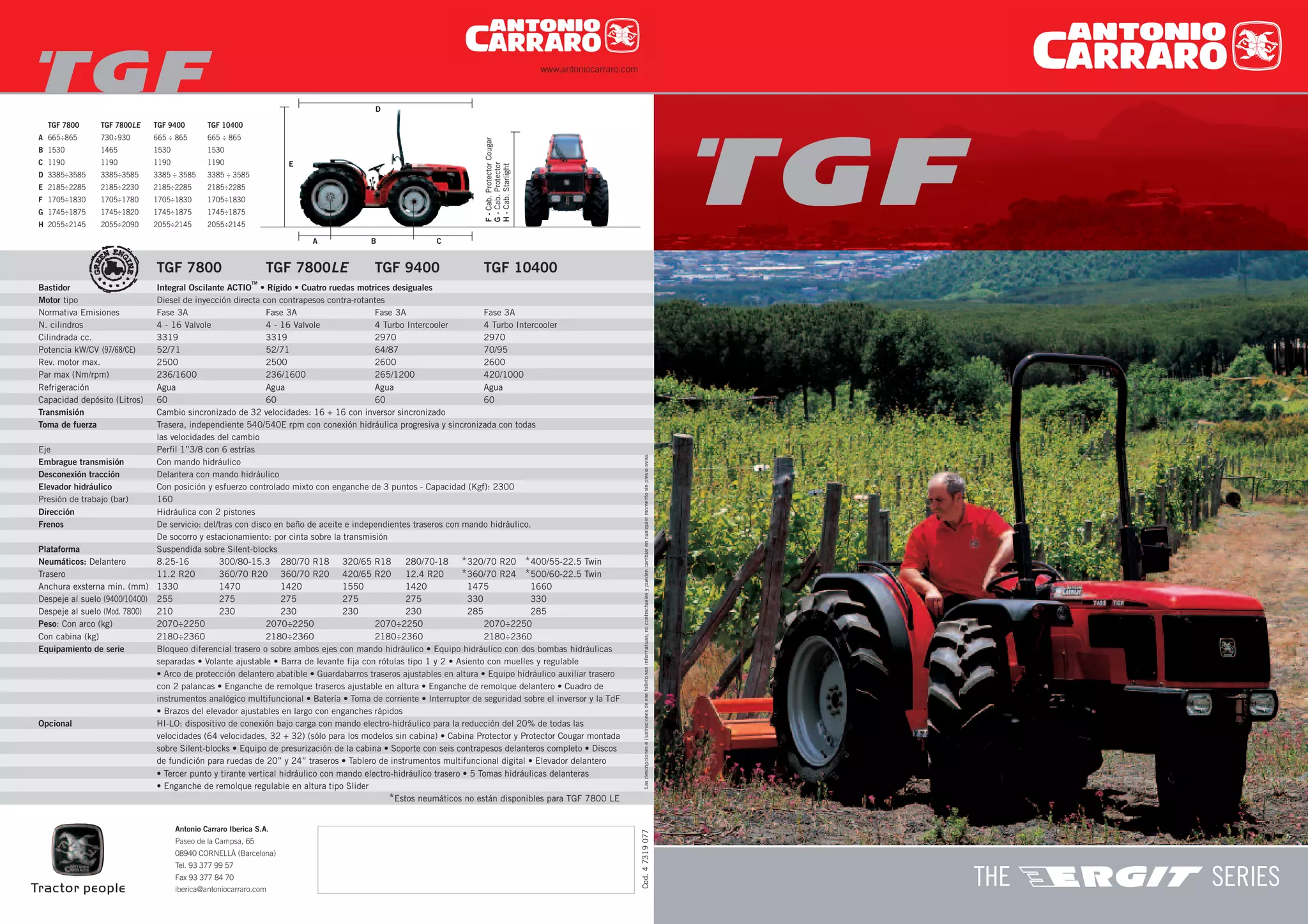 TGF SERIE ERGIT_'09 SPA