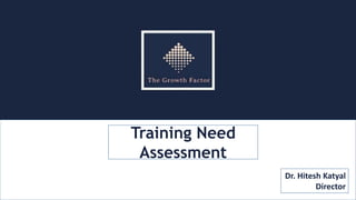 Dr. Hitesh Katyal
Director
Training Need
Assessment
 
