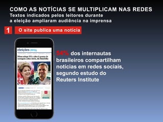 FONTE ESTADÃO 
POLÍTICA 
“ 
Enquanto o 
eleitor evoluiu, o 
político brasileiro 
parou no tempo. 
” 
CARLOS AUGUSTO MONTENEGRO, 
PRESIDENTE DO IBOPE. 
 