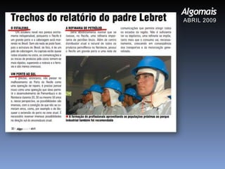 ANTECEDENTES 
PLANEJAMENTO A LONGO PRAZO 
PADRE LEBRET 
1954 
 