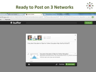 Ready to Post on 3 Networks




                              ENERGISE2-0.COM
 