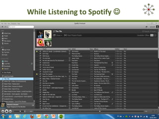 While Listening to Spotify 




                               ENERGISE2-0.COM
 