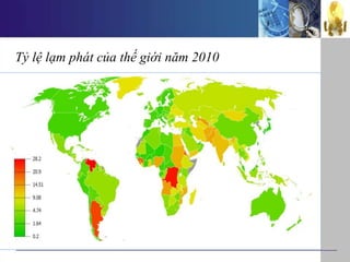 Tỷ lệ lạm phát của thế giới năm 2010
 