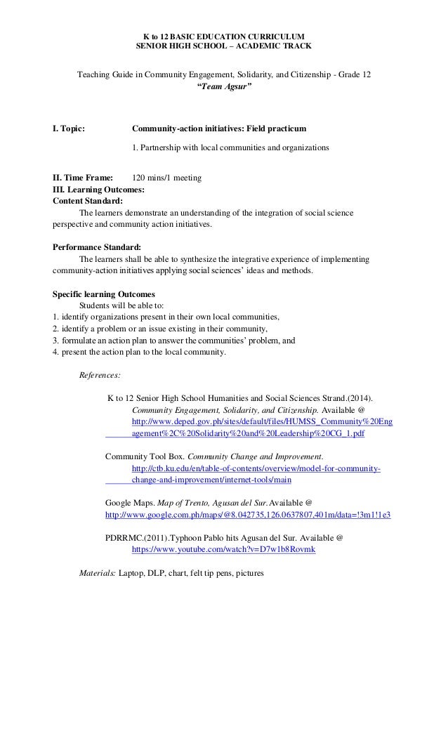 citizenship in the community answers