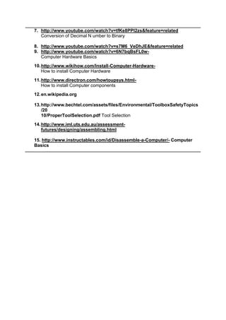 K-12 Teacher's Guide on Computer Hardware Servicing | PDF