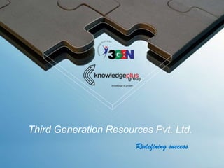 Third Generation Resources Pvt. Ltd.
                       Redefining success
 
