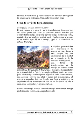 Teoria General de Sistemas