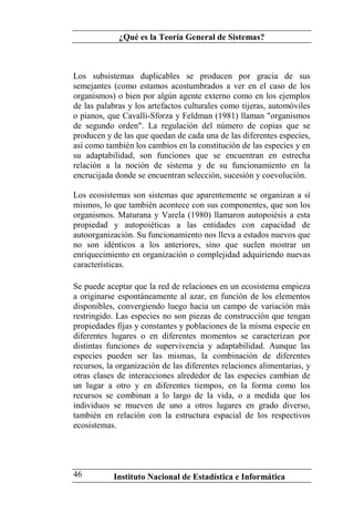 Teoria General de Sistemas