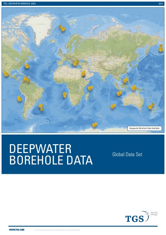 TGS GPS Deepwater borehole data atlas