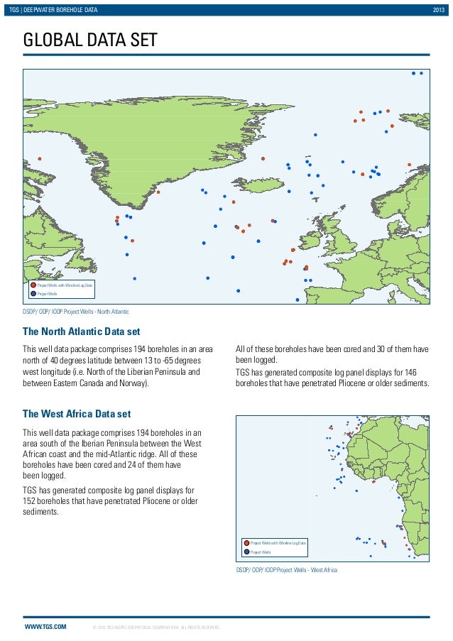 TGS GPS Deepwater borehole data atlas