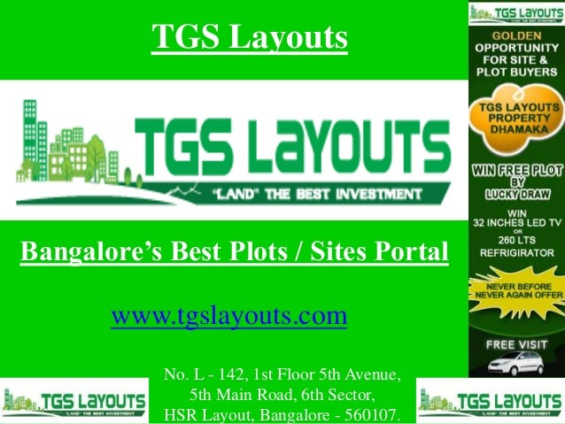 Tgs Layouts Bangalore S Top Plots Lands Portal - 