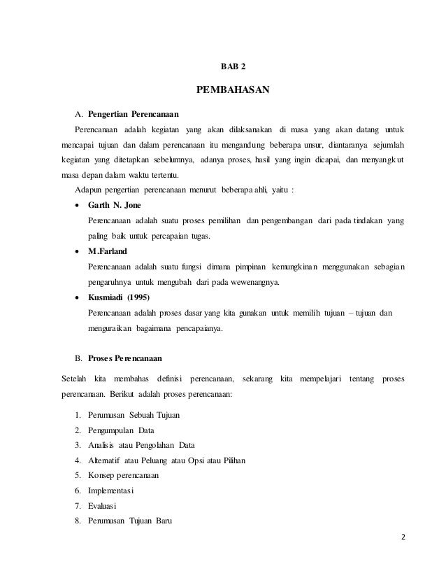 Perencanaan