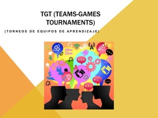 TGT (TEAMS-GAMES
TOURNAMENTS)
( T O R N E O S D E E Q U I P O S D E A P R E N D I Z A J E )
 