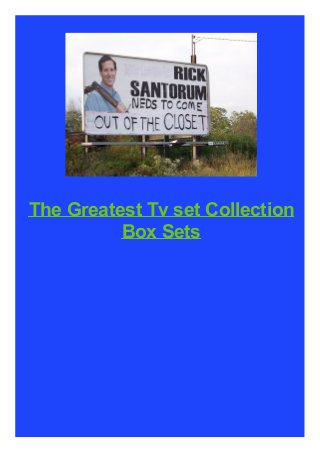 The Greatest Tv set Collection
Box Sets

 