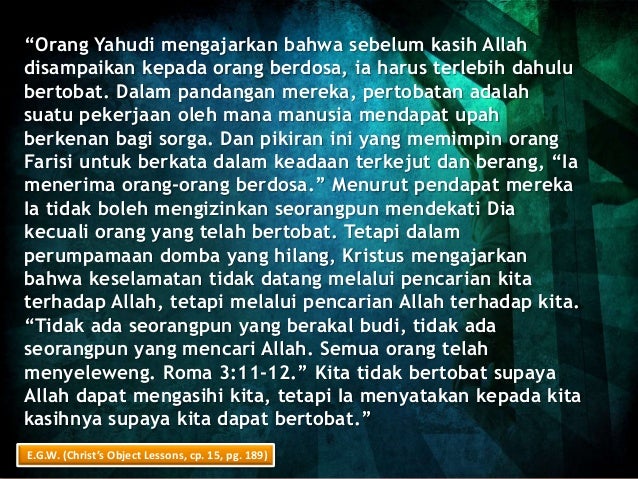 Pelajaran Sekolah Sabat ke-4 Triwulan 3 2014