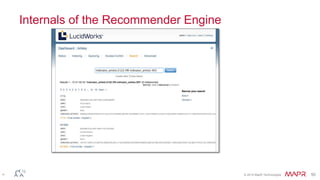 © 2014 MapR Technologies 50
Internals of the Recommender Engine
50
 