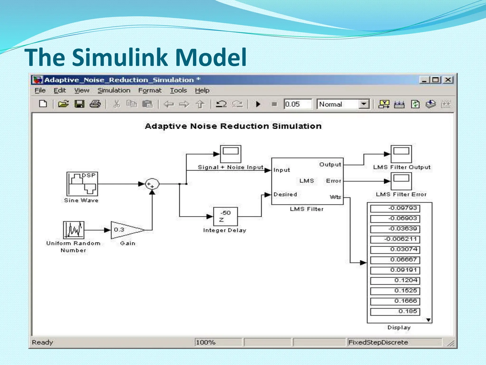 The Simulink Model 