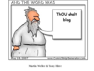 ThOU shalt blog Martin Weller & Tony Hirst 