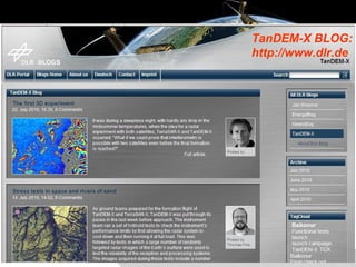 TanDEM-X BLOG: http://www.dlr.de 