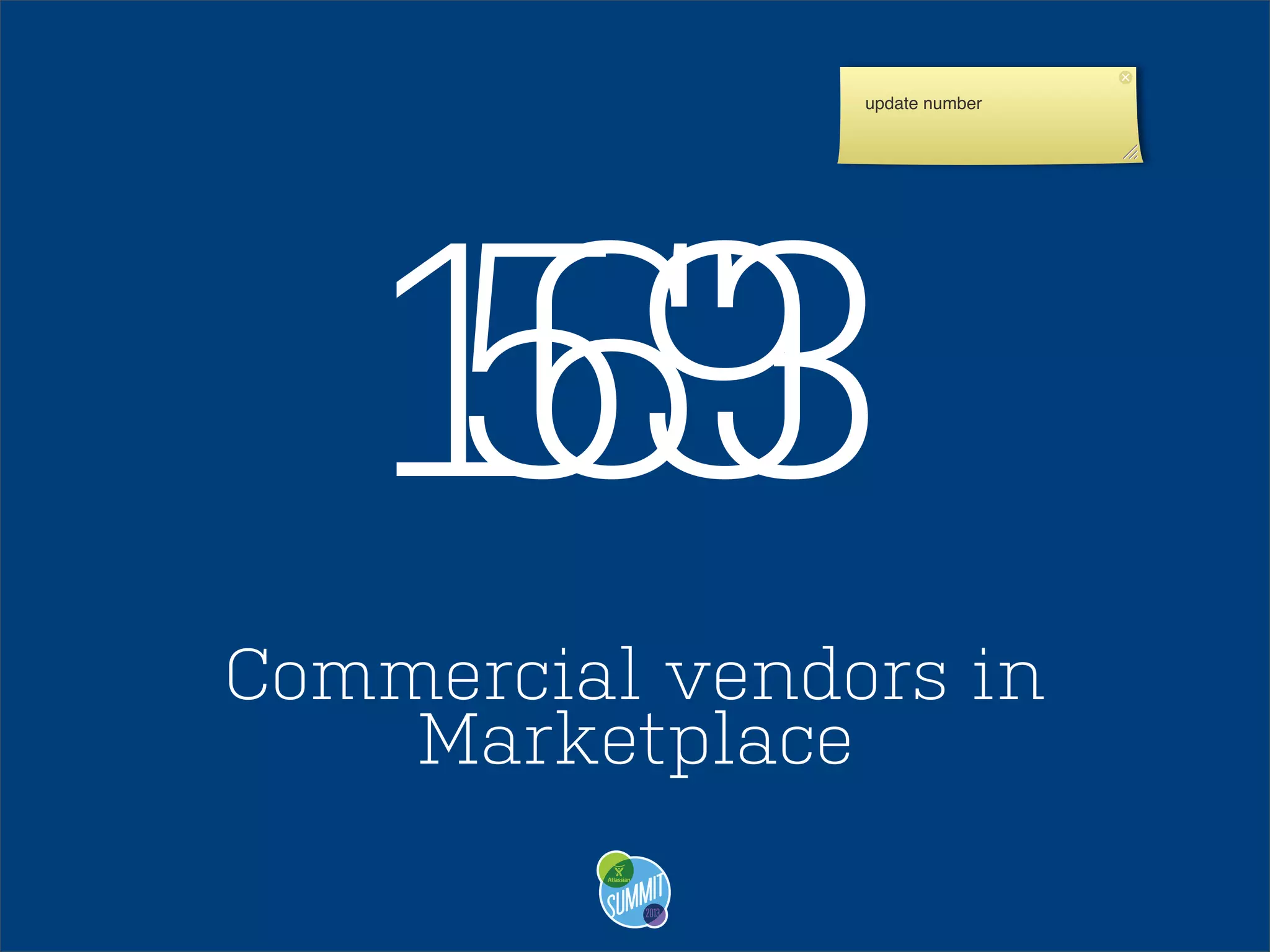 update number

163
59
Commercial vendors in
Marketplace

 