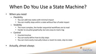 State Machine Workflow: Esoteric Techniques & Patterns Everyone Should ...
