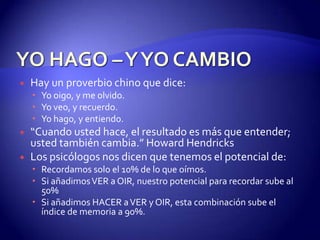 La experiencia es el mejor maestro.