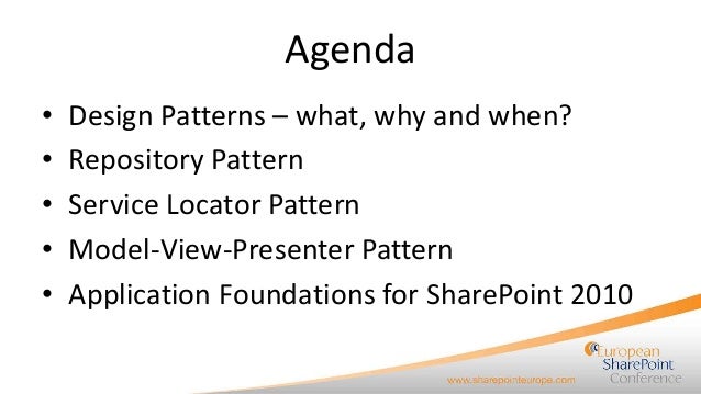 Repository Pattern Service Locator | building high quality solutions with design patterns Repository Pattern Service Locator | building high quality solutions with design patterns