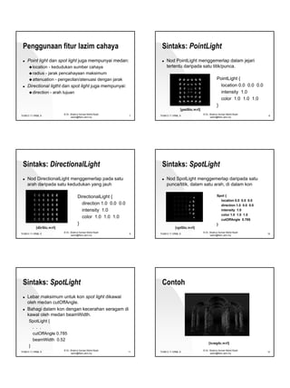 Th3813 11 cahaya & persekitaran | PDF