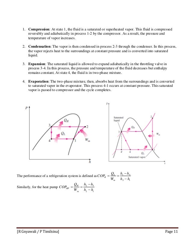 Thermodynamics chapter7 Some Power and Refrigerator Cycle