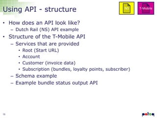 Api Ns Marc van 't Veer - Testing The API Behind a Mobile App - EuroSTAR 2012 ...