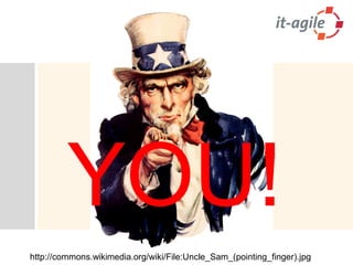 YOU! 
http://commons.wikimedia.org/wiki/File:Uncle_Sam_(pointing_finger).jpg  