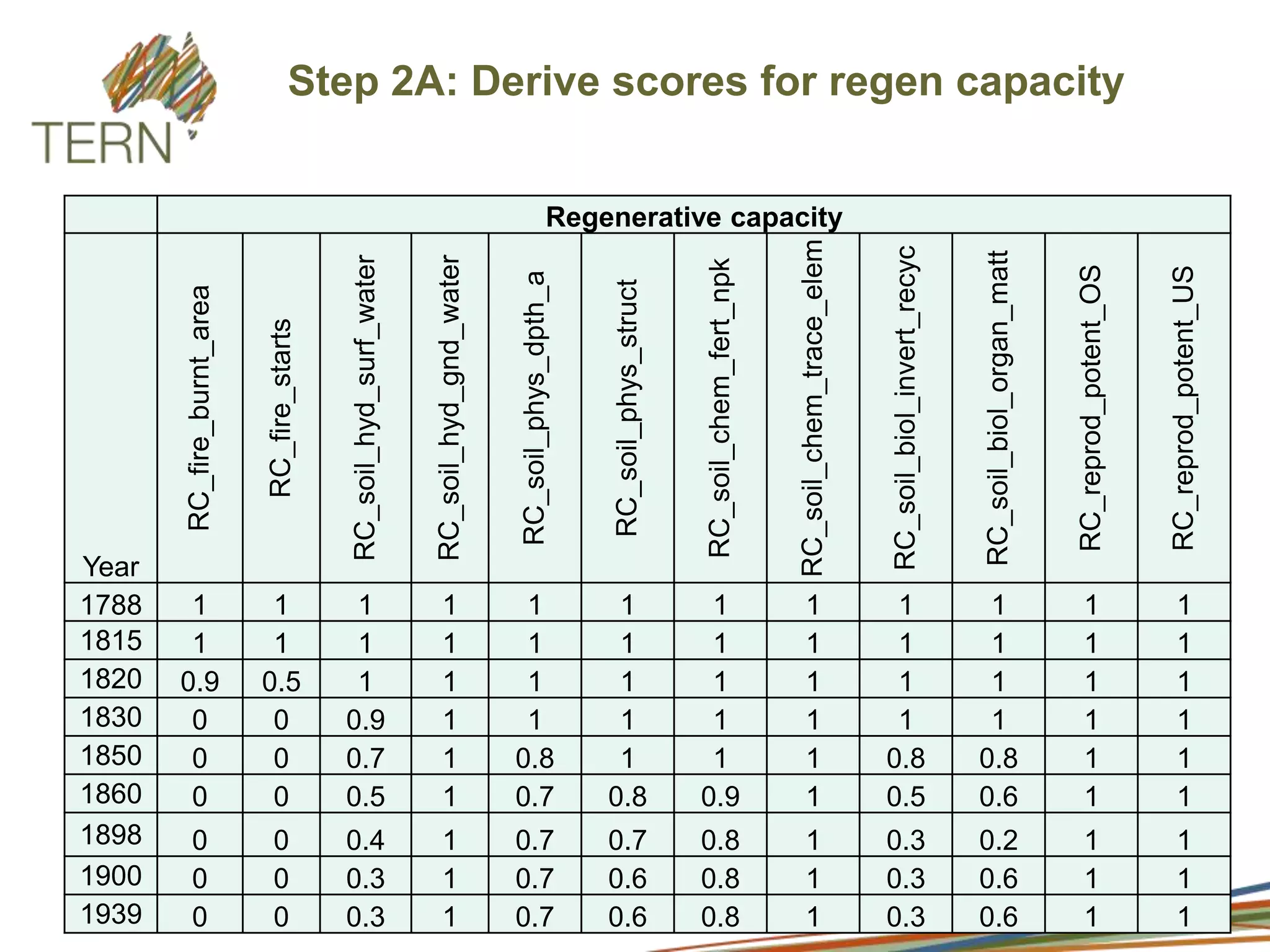 Vegetation structure