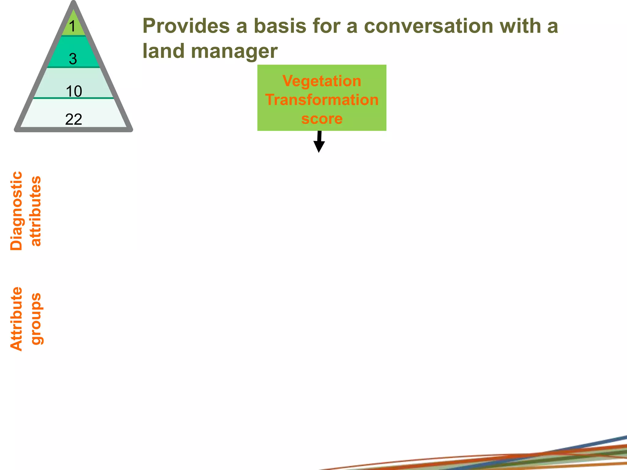 More contemporary local than long term landscape changeData synthesis and hierarchySite
