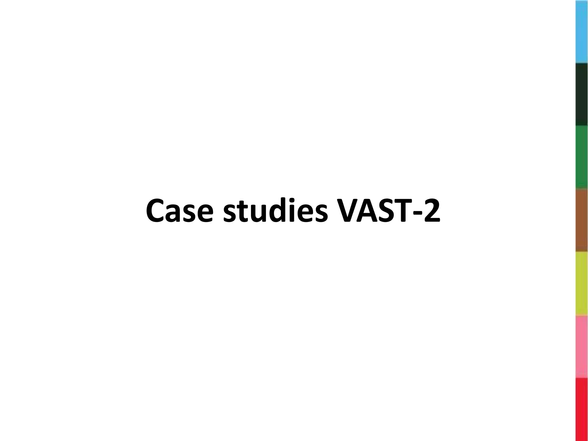 Case studies VAST-2
 