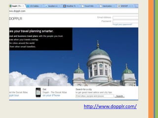 http://www.dopplr.com/
 