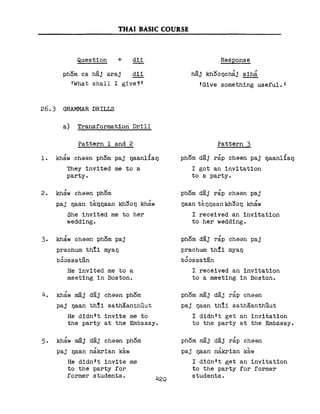 Learn Thai - FSI Basic Course (Part 2)