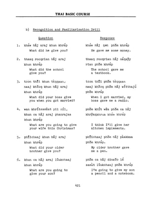 Learn Thai - FSI Basic Course (Part 2)