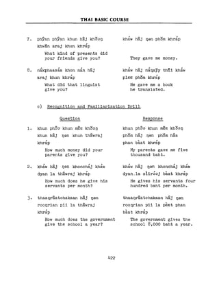 Learn Thai - FSI Basic Course (Part 2)