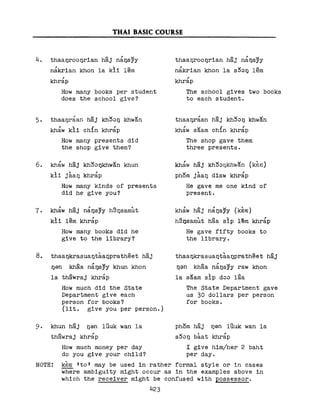 Learn Thai - FSI Basic Course (Part 2)