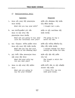 Learn Thai - FSI Basic Course (Part 2)