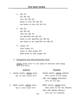 Learn Thai - FSI Basic Course (Part 2)