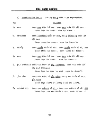 Learn Thai - FSI Basic Course (Part 2)