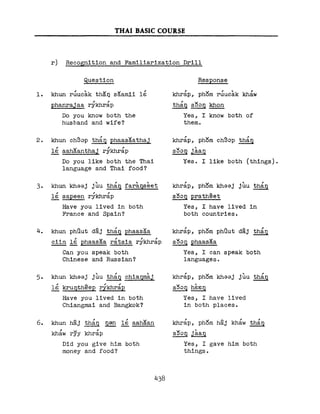 Learn Thai - FSI Basic Course (Part 2)