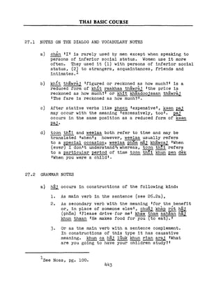 Learn Thai - FSI Basic Course (Part 2)