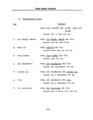 Learn Thai - FSI Basic Course (Part 2)