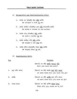 Learn Thai - FSI Basic Course (Part 2)