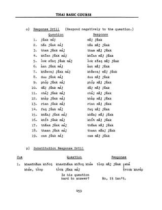 Learn Thai - FSI Basic Course (Part 2)