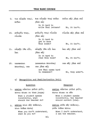 Learn Thai - FSI Basic Course (Part 2)